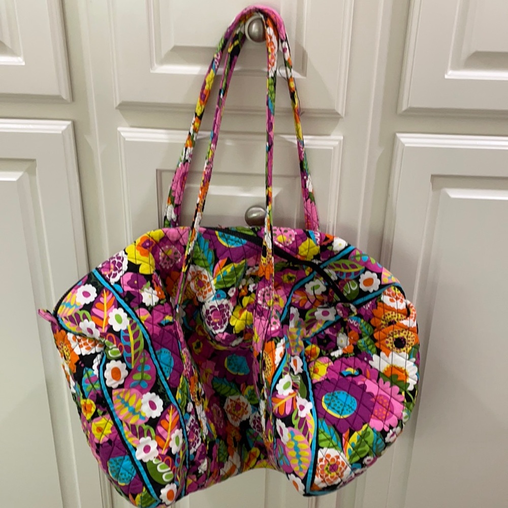 Vera Bradley weekender  travel case and tote